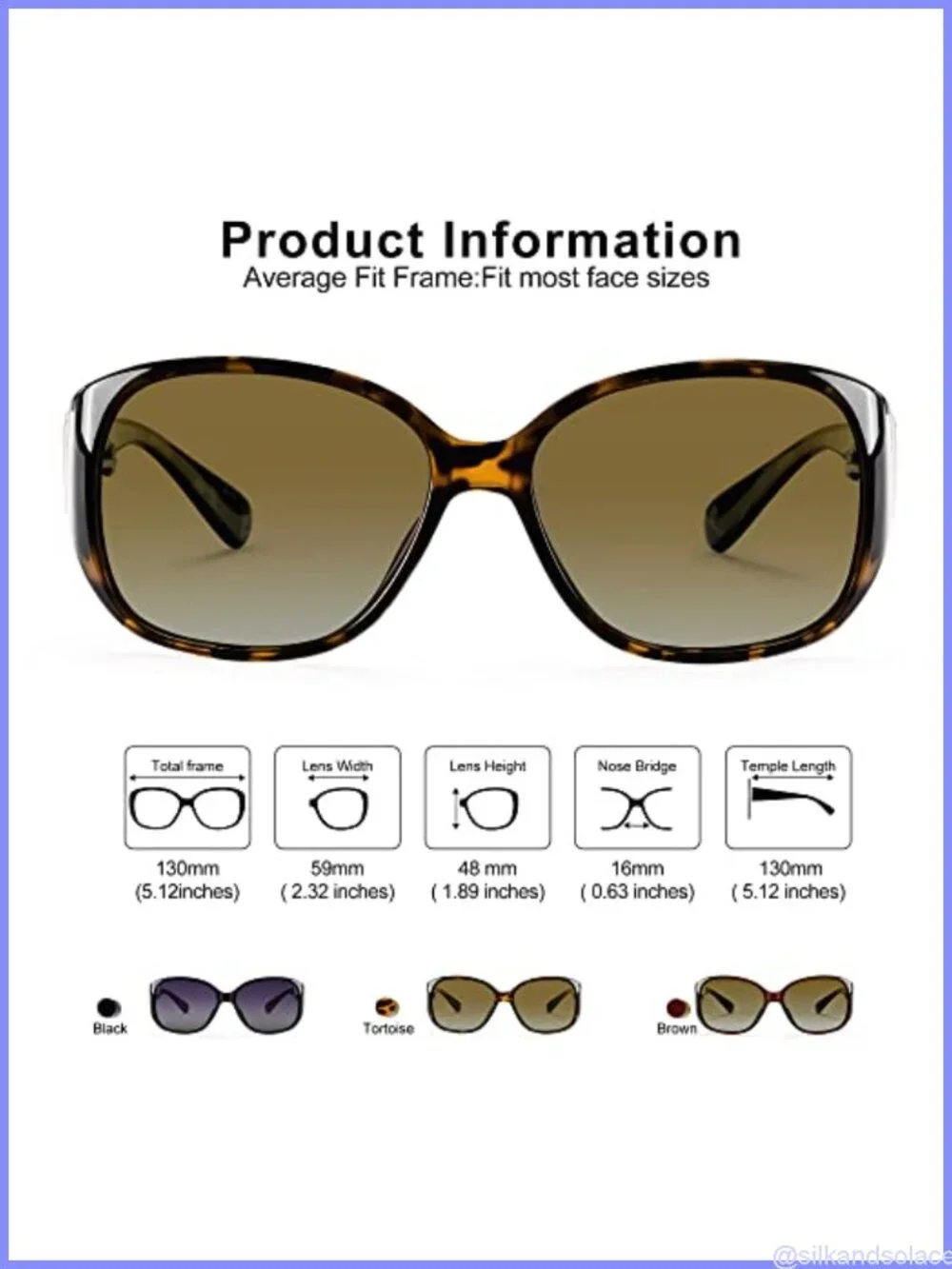 Polarized Sunglasses for Women Retro Square UV400 Driving